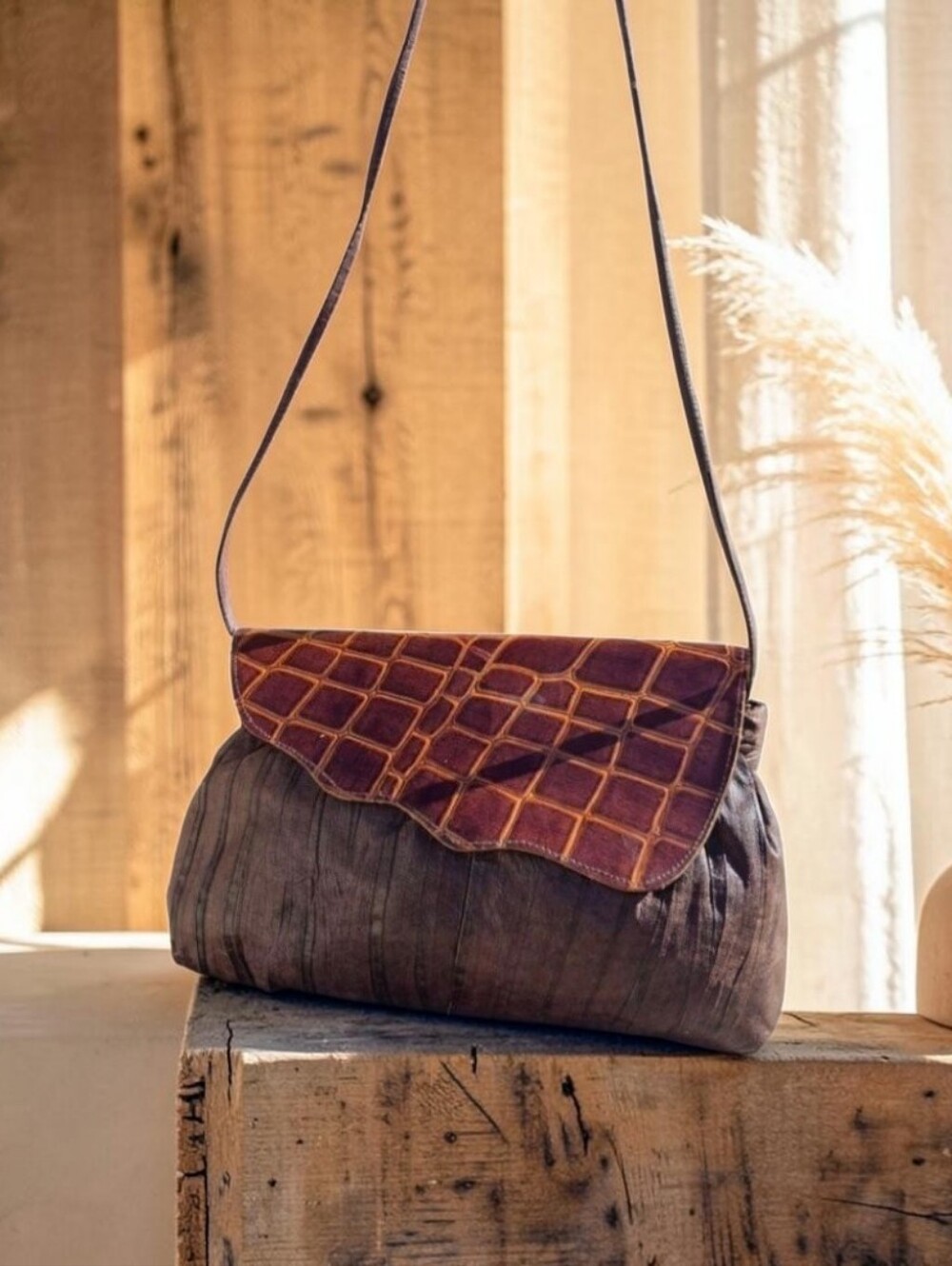 Sereta Vintage Boho Leather Crossbody